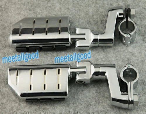 Chrome Front Footrest Footpegs for Honda GL1800 Goldwing (2002–2010)
