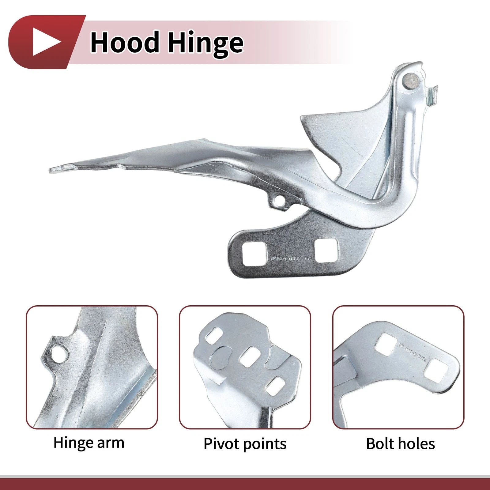 Hood Hinge for Ford Mondeo (2007–2013) Left Side