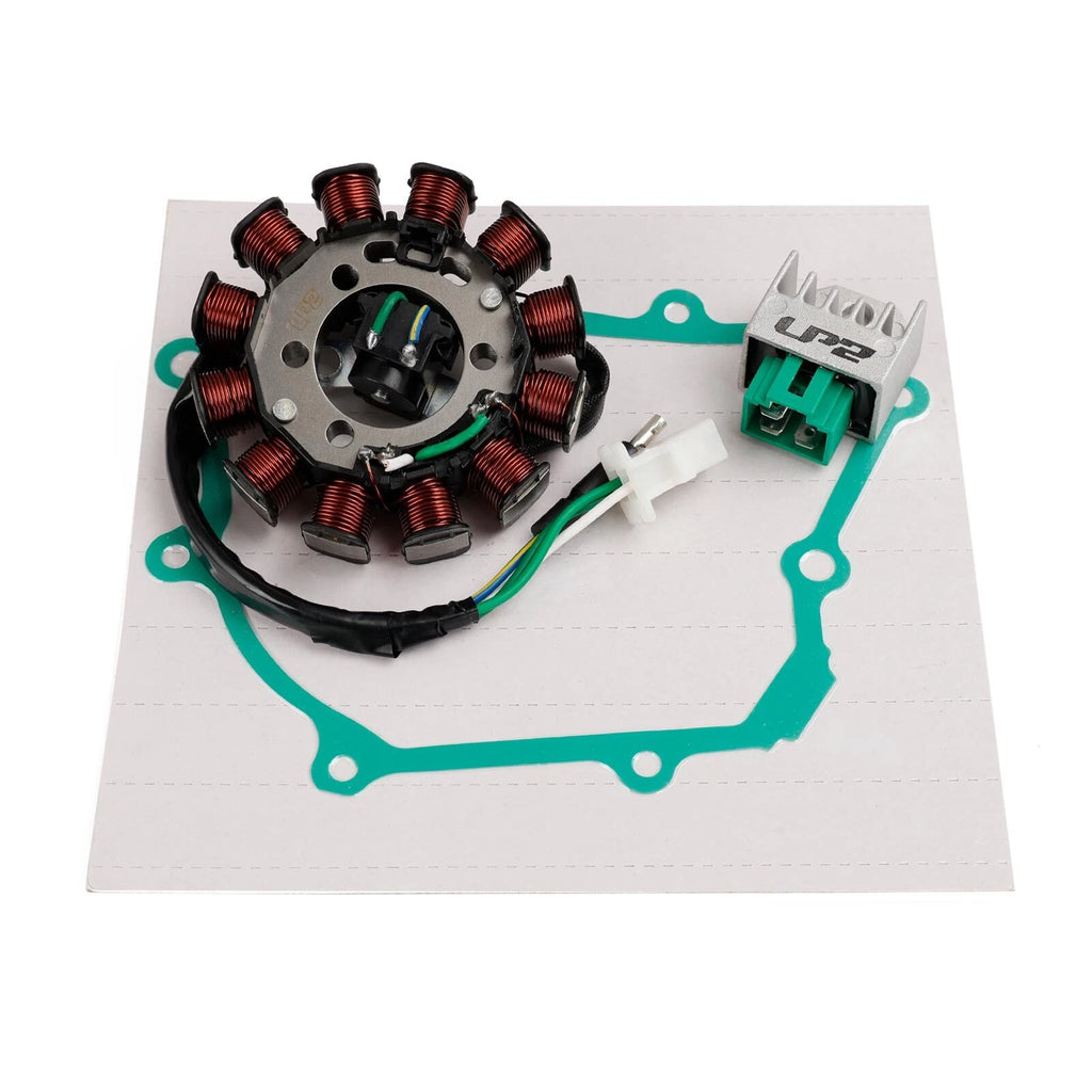 Magneto Stator + Voltage Rectifier + Gasket for Honda CRF 110F (2013–2018)