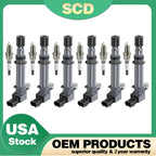 Set of 12 Ignition Coils & Spark Plugs for Jeep Liberty (1999–2009)