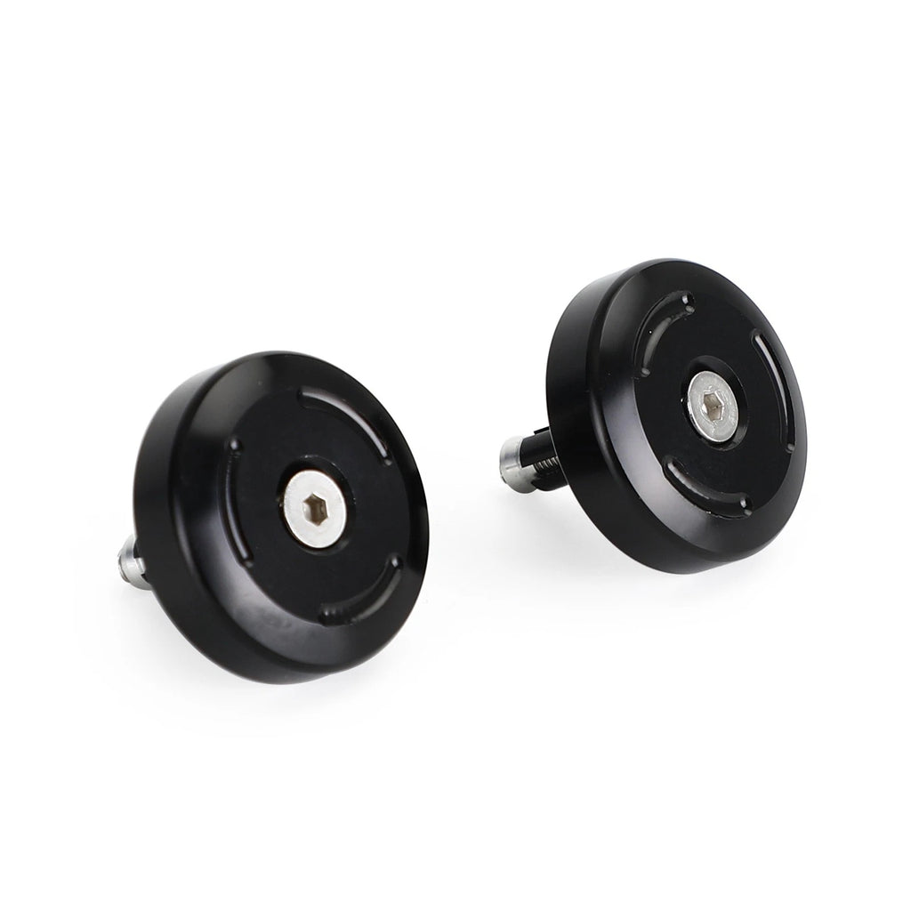 CNC Pair Black Frame Insert Plug for Tiger 800 (2011–2018)