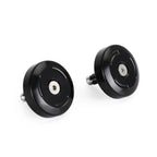 CNC Pair Black Frame Insert Plug for Tiger 800 (2011–2018)