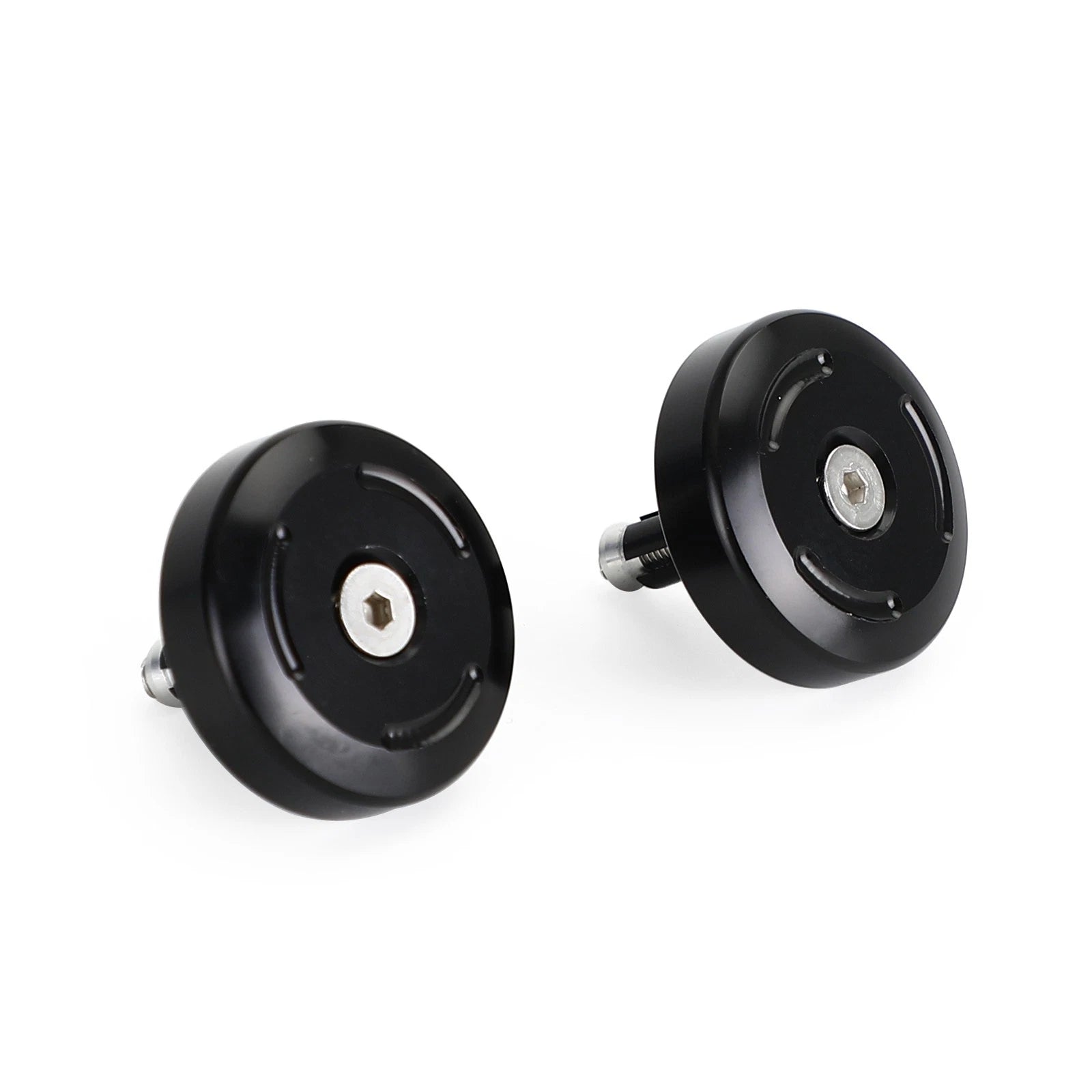 CNC Pair Black Frame Insert Plug for Tiger 800 (2011–2018)