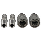 3/8" NPT Pressure Washer Adapter Quick Connect Socket Plug for Stainless (4 Pack)