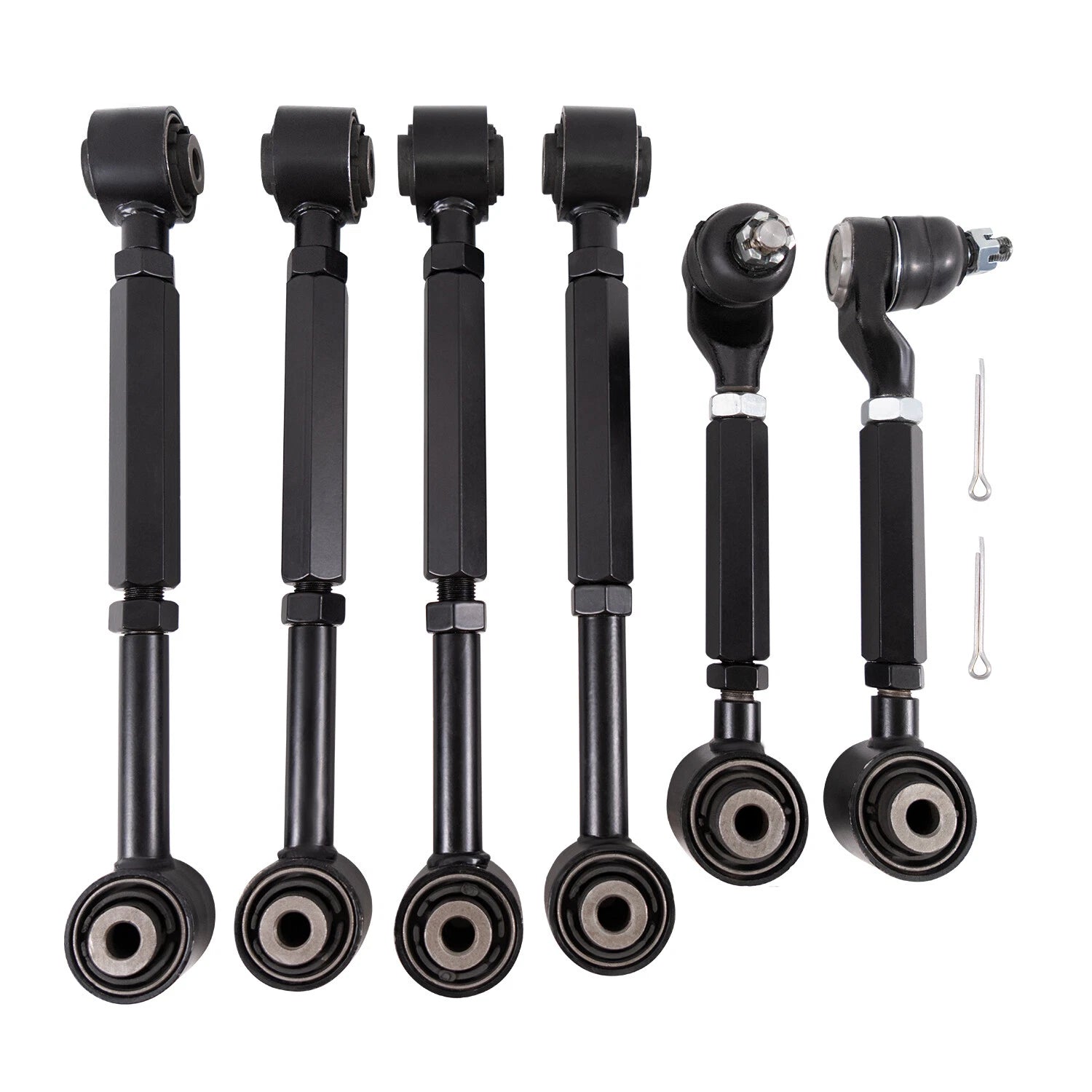 6pcs Rear Upper & Lower Control Toe Camber Arms for Honda Accord (2003–2007)