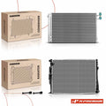 Cooling Kit: Aluminum Radiator & AC Condenser for BMW 128i 325i 325xi (2008–2013)