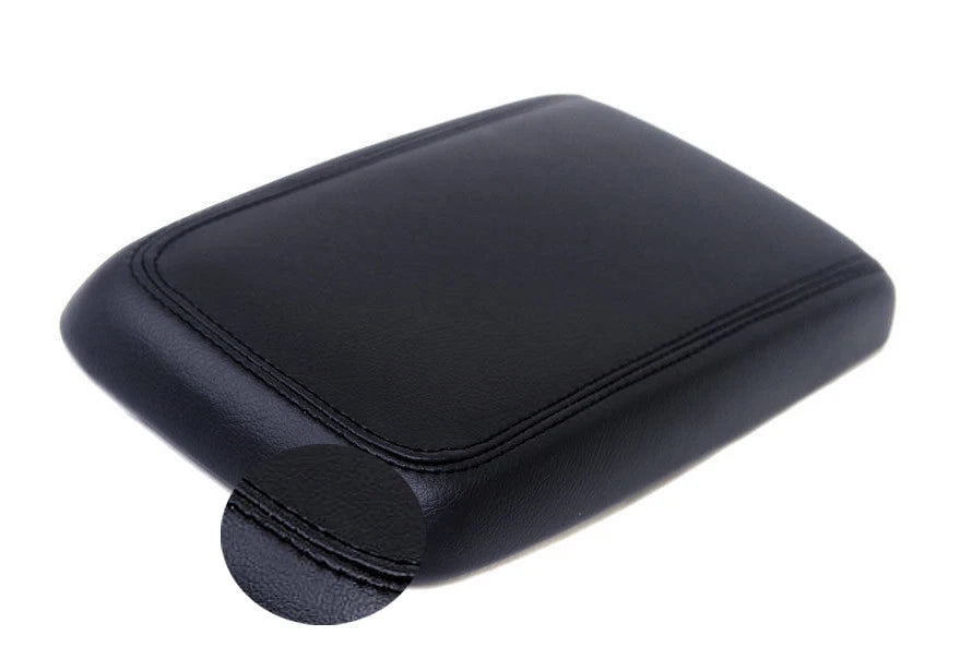 Center Console Armrest Cover for Captiva S (2012–2015) Black PVC Leather