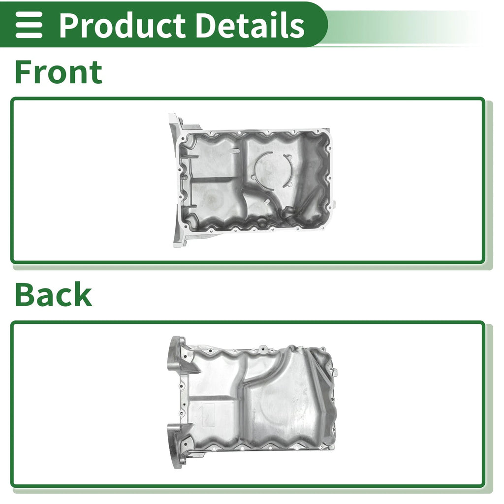 1 Pcs Engine Oil Pan No.11200RDJA00 for Honda Odyssey (2007) Aluminum
