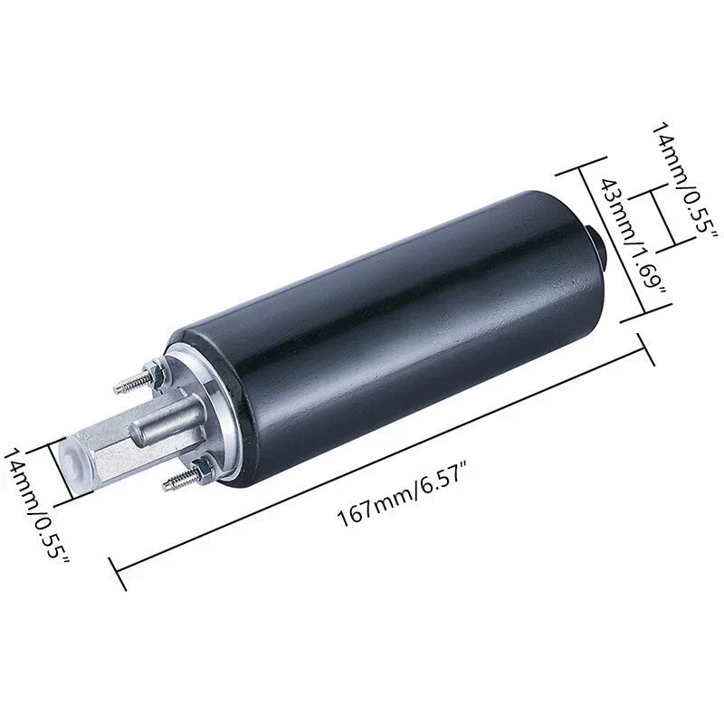 Inline TI 255LPH High Pressure EFI Fuel Pump for LS