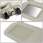 Left Driver Side Sun Visor for Toyota Camry (2007–2011) Beige OE Style