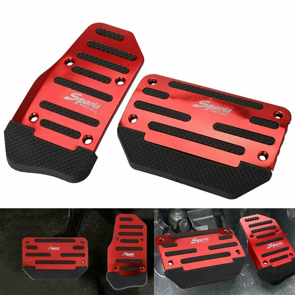 Non-Slip Automatic Gas Brake Foot Pedal Pad Cover for Universal Fit
