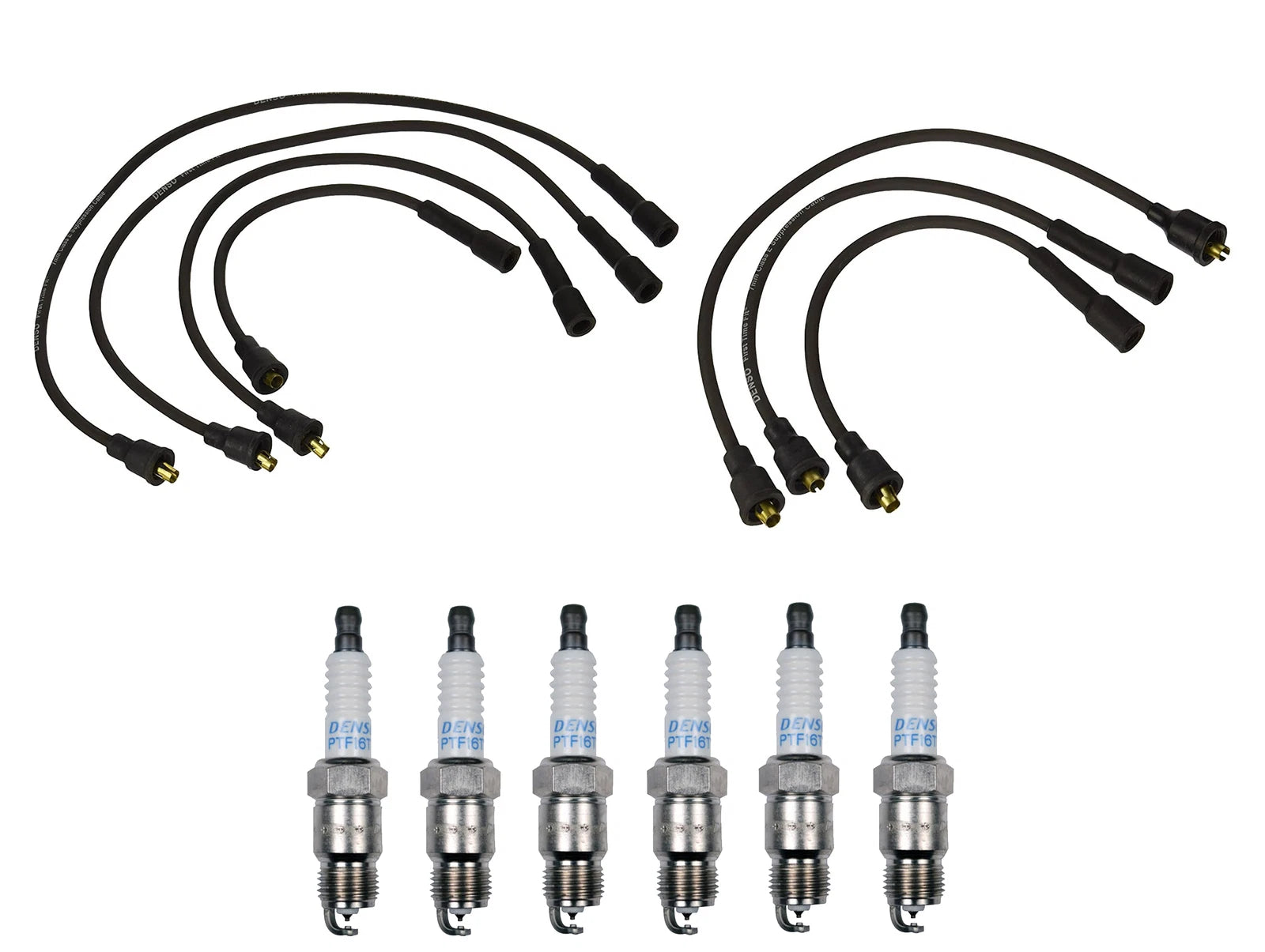 Denso Wire Set & 6 Platinum TT Spark Plugs Kit for Chevy GMC Pontiac (L6)