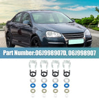 Set of 4 Fuel Injector Seal O-Ring Kit 06H998907A for Volkswagen Audi 