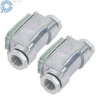 2X Digital Turbine Flow Meter 1" for Liquid (2.6-26 GPM)