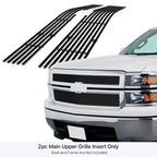 Stainless Black Billet Grille for Chevy Silverado 1500 (2014-2015)