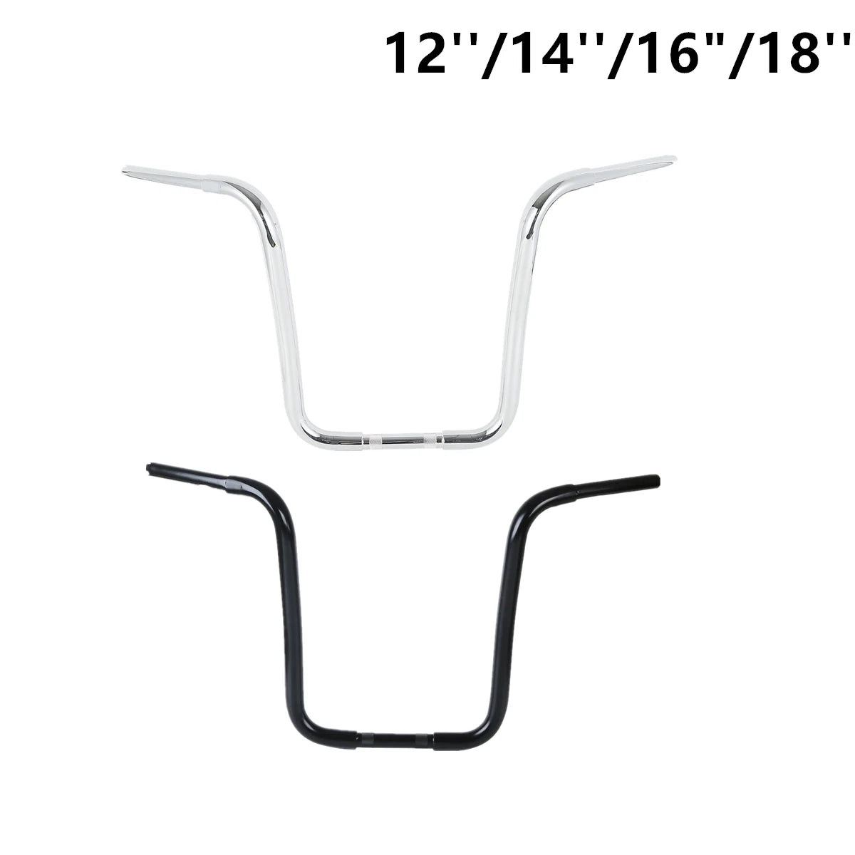 Ape Hanger Handlebar 1 1/4" for Harley Touring Sportster (12''/14''/16''/18'')