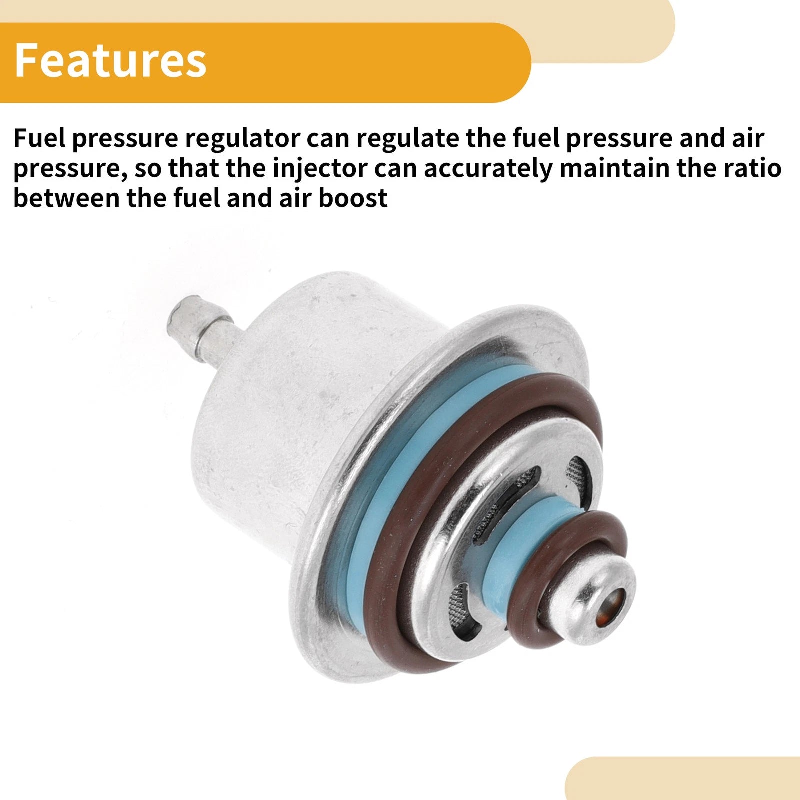 Fuel Pressure Regulator for Chevy Silverado 1500 (2003) No. 96130880 Metal
