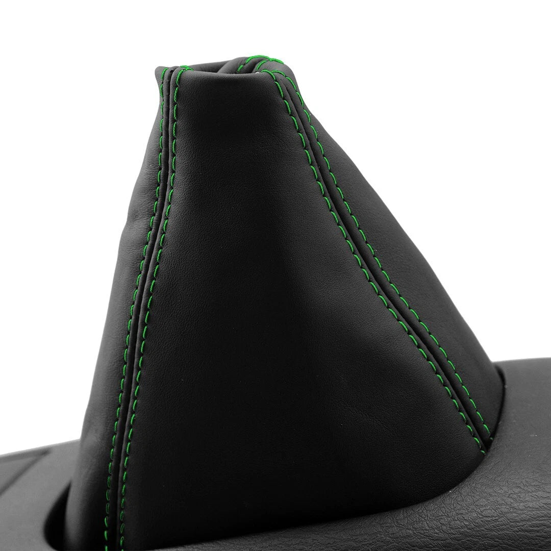 Manual Shift Boot Cover for Honda Prelude (1997–2001) Green Stitch