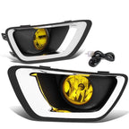 Front Fog Lights with Chrome Trim Bezel for Chevy Colorado (2015–2019)