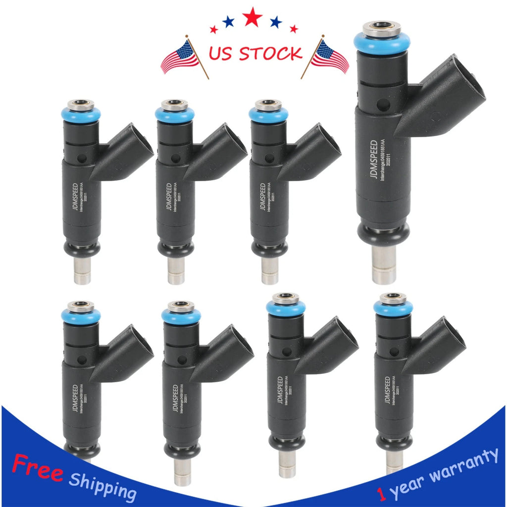 Set of 8 Fuel Injectors for Chrysler 300 Hemi 5.7L V8 (2005–2009)