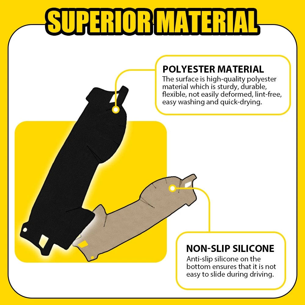 Anti-slip Dash Cover Mat for Subaru Legacy Outback (2004–2009)