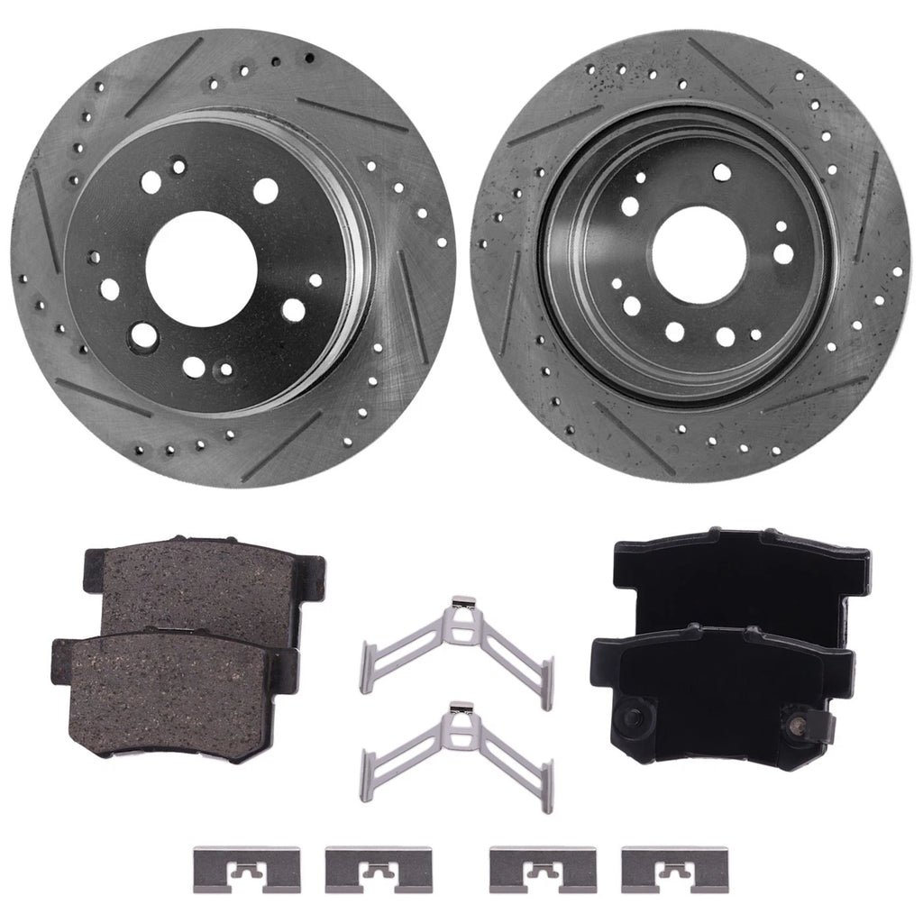 Brake Disc and Pad Kit for Honda Element (2003–2011)