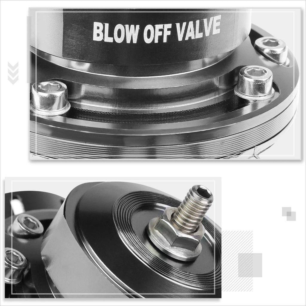 2X Universal Adjustable 2-Bolt Turbo Blow-Off Valve BOV Red