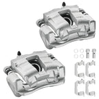 Pair Front Brake Calipers w/ Brackets for Hyundai Sonata, Kia Optima (2011–2015)