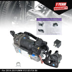 Air Suspension Compressor with Solenoid Valve for BMW X5 X6 (2014–2019)