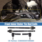 4X Front Inner Outer Tie Rod End Links Kit for Chevrolet Camaro (No. ES800939)