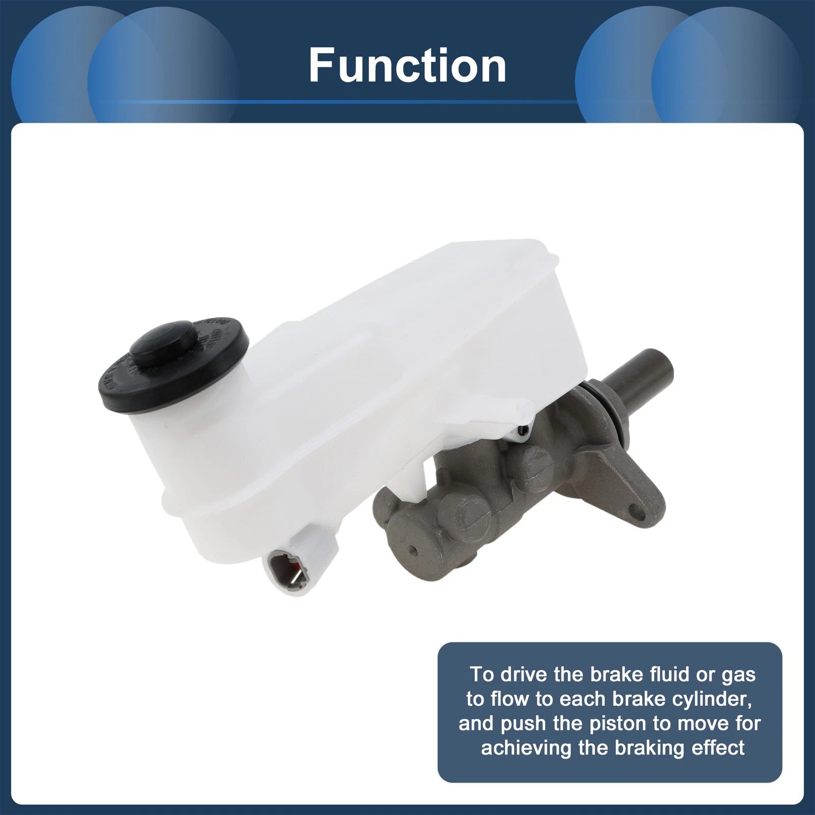Brake Master Cylinder with Reservoir No. 472010K590 for Toyota Fortuner (2016–2018)