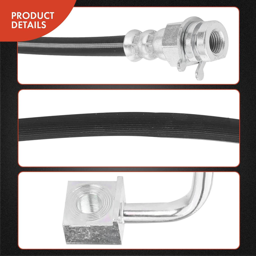 Front Brake Hydraulic Hose for Ford F-250, F-350 (1980–1996) 4WD