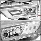 Pair of Clear Lens Front Bumper Fog Lights for Nissan Rogue (2017–2018)
