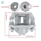 2X Rear Disc Brake Caliper with Bracket for Honda Ridgeline (2006–2014)