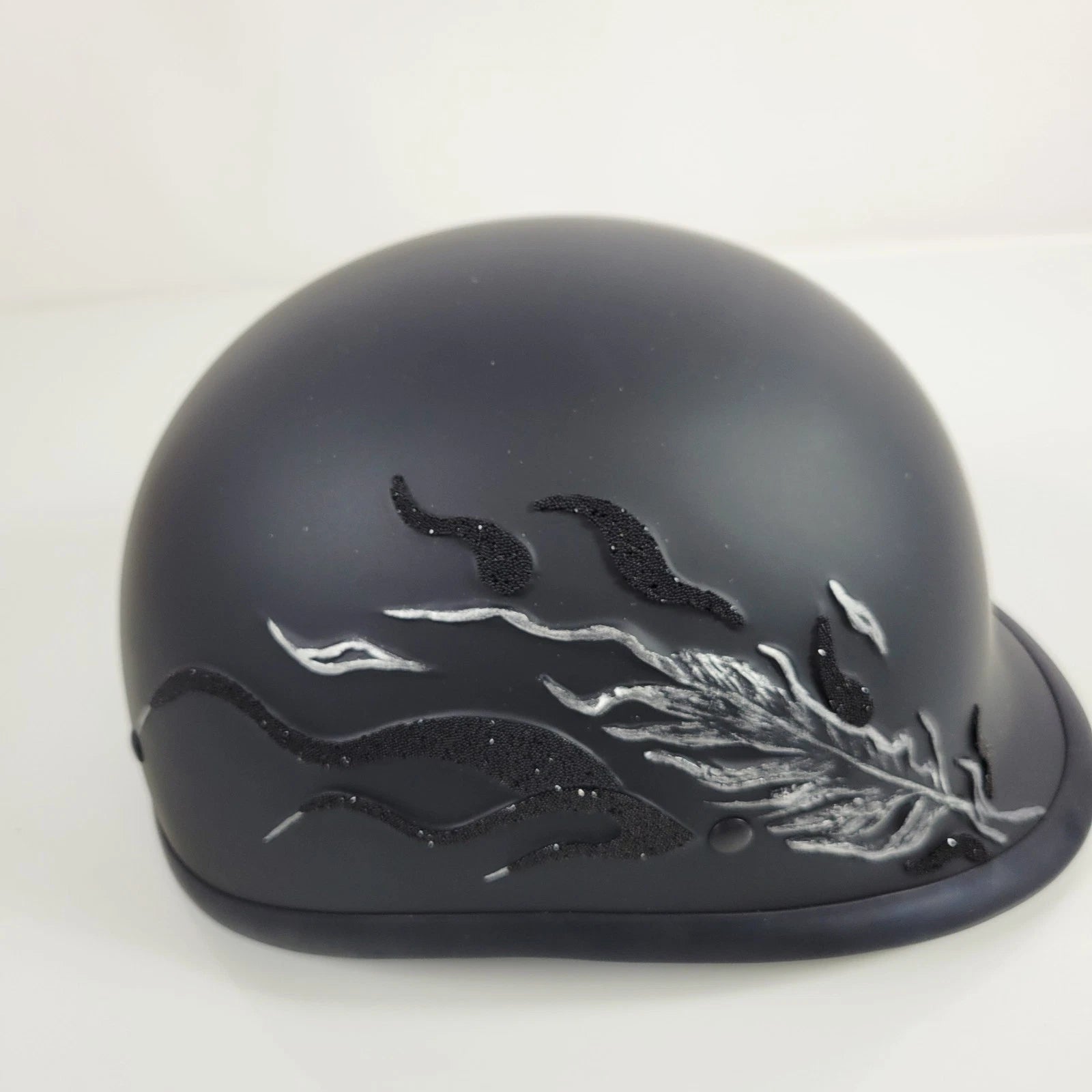Half Helmet for Motorcycle (DOT Approved) with Swarovski Crystal Low Profile