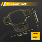 Carbon Fiber Steering Wheel Cover Trim Panel for Ford F150 (2021–2025)