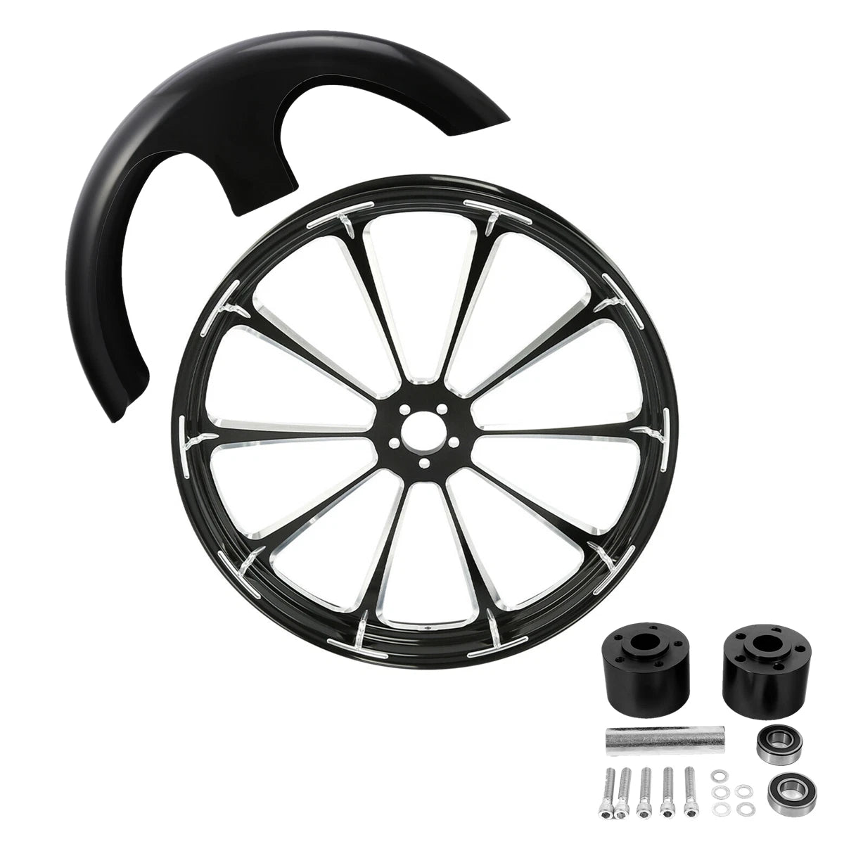 30" Front Fender Wheel Rim Hub for Harley Street Glide (2008–Present)