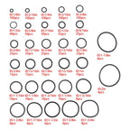 Set of 32 Nitrile Rubber Seals for Faucet Hydraulic Use