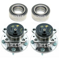 Front and Rear Wheel Bearing & Hub Assembly Kit for Mazda CX-9 (2007–2015)