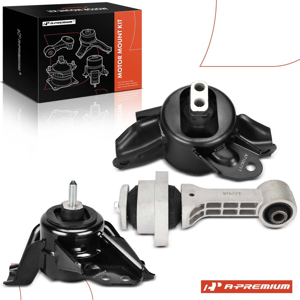 3X Engine Motor & Torque Strut & Transmission Mount for Kia Soul (2014–2019)