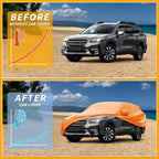 Waterproof Car Cover for Subaru Outback (210D-PU, Orange)