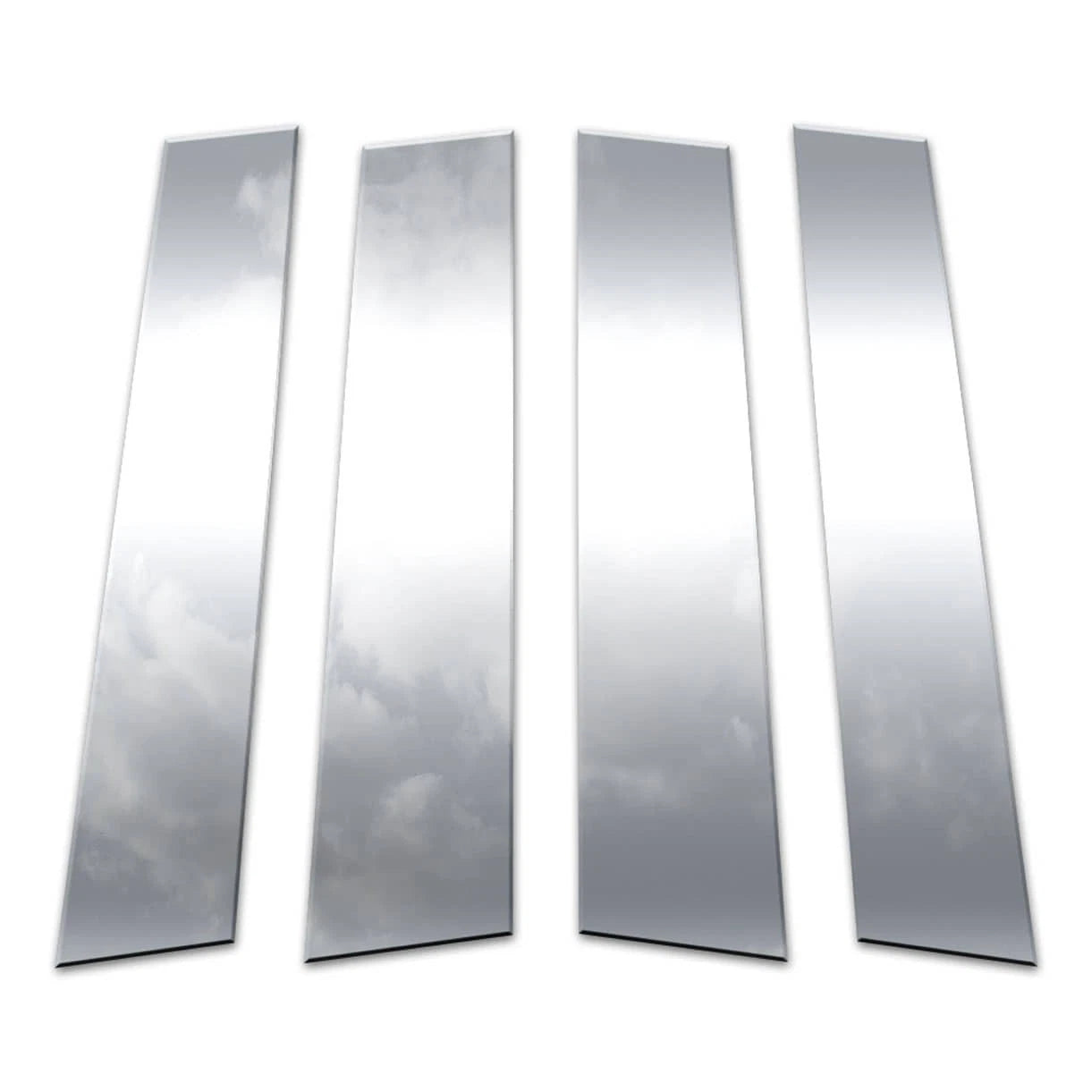 Diamond Grade 4pc Stainless Steel Pillar Post Covers for 2019 Toyota Avalon