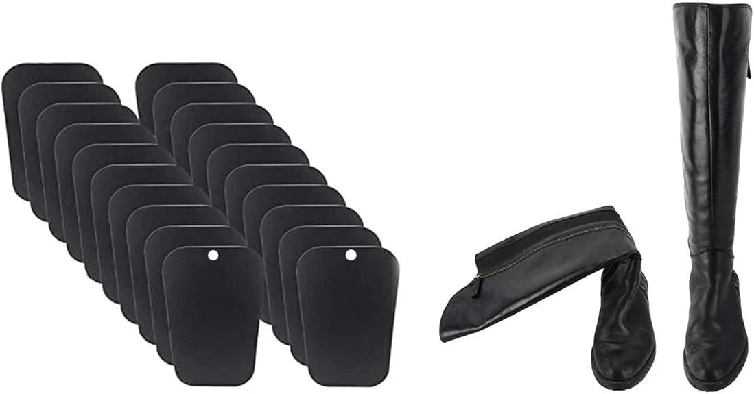 20 Pieces Boot Shaper Inserts for Tall Boots - Black