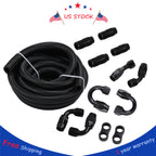 Fuel Line Hose Fitting Kit for Universal Applications (20FT, 10AN, 5/8")