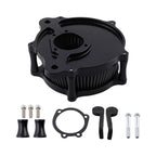 Black Air Cleaner Kit for Harley Touring & Dyna & Softail (2000–2007)