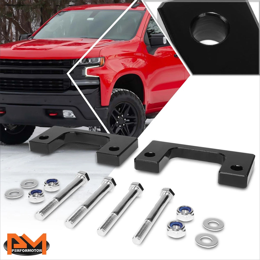 1" Front Low Mount Lift Kit Spacers for Chevy Silverado/GMC Sierra 1500 (2007–2022)