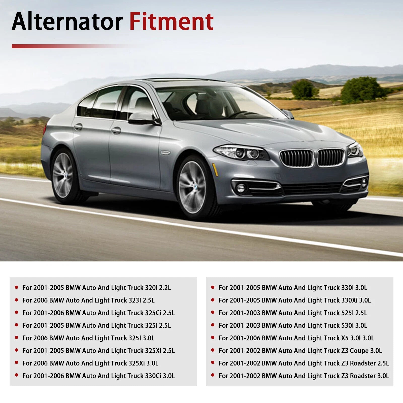 Alternator for BMW 320 325 328Ci 2000-2005