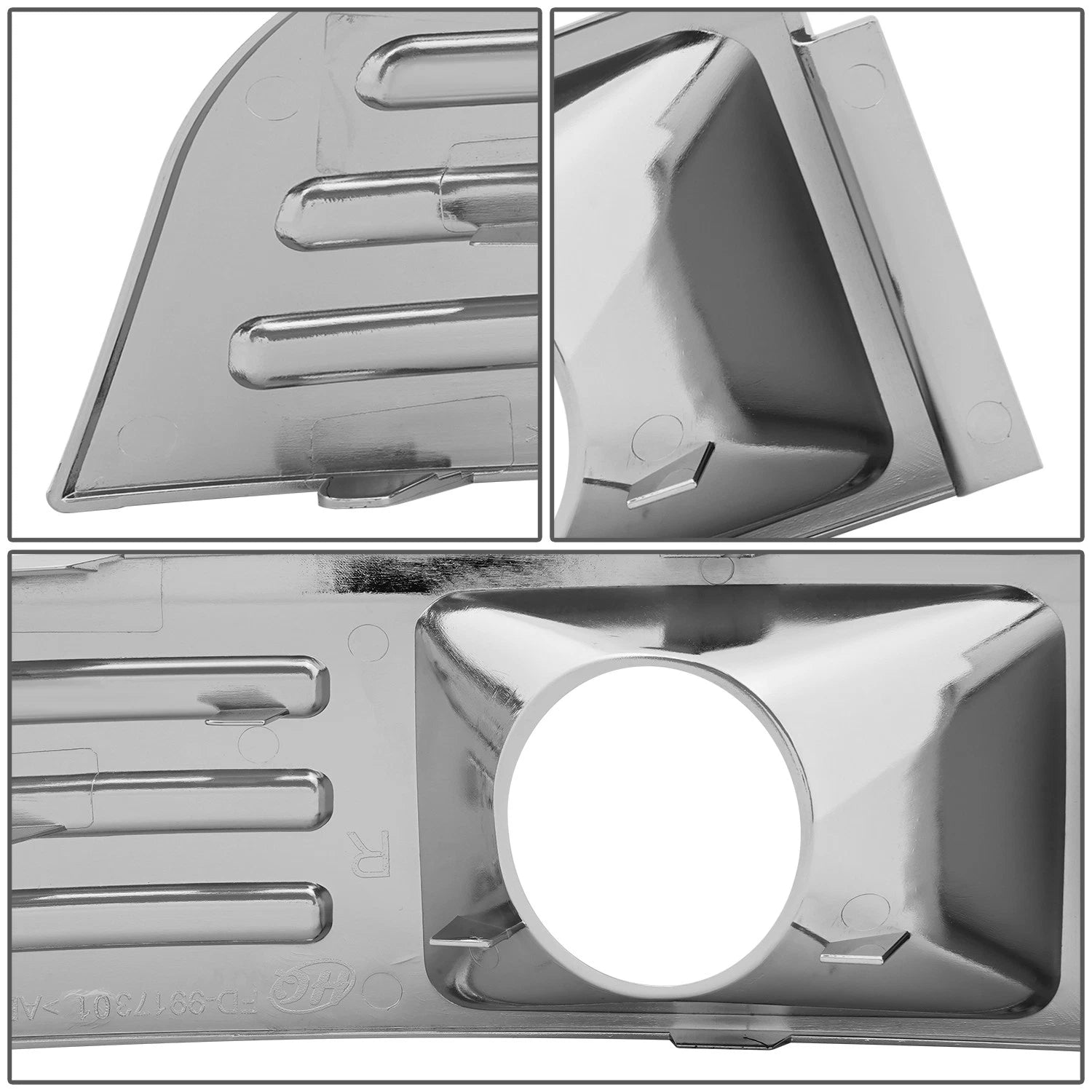 Front Right Fog Light Lamp Bezel Chrome for Ford Flex (2009–2012)