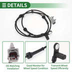 ABS Wheel Speed Sensor No. 479009Y00A for Nissan Teana I (2003–2008) Rear Right