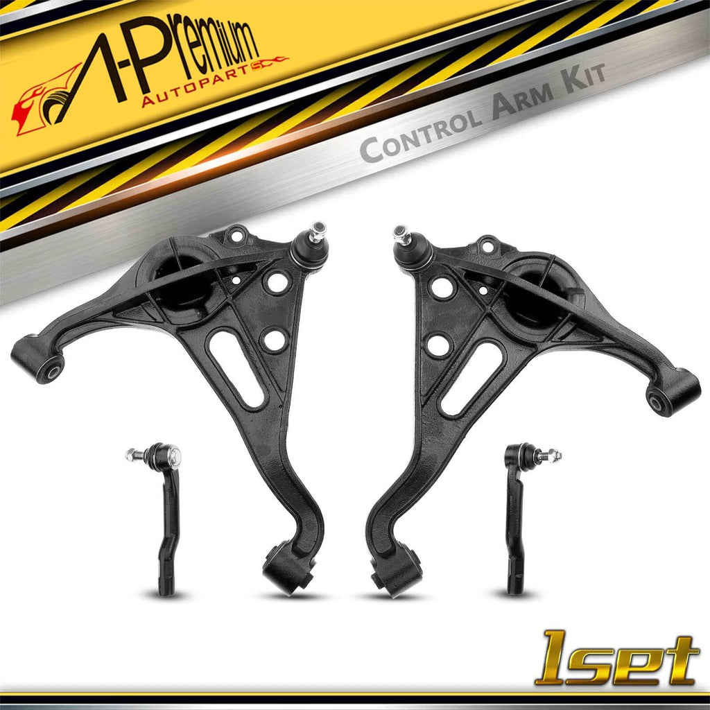 4X Front Lower Control Arm Ball Joint Tie Rod for Suzuki Grand Vitara (2006–2014)
